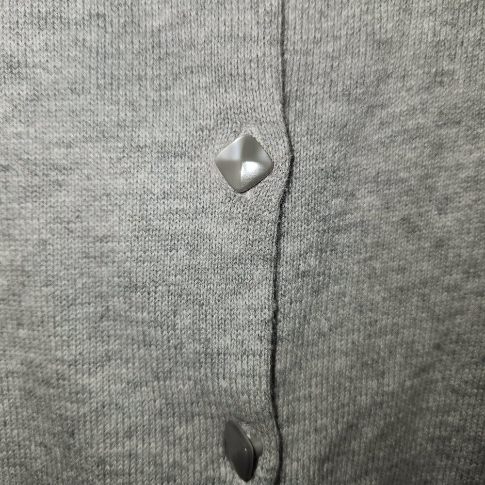 Catherines Grey Button up Cardigan Size 14/16W - Picture 7 of 8